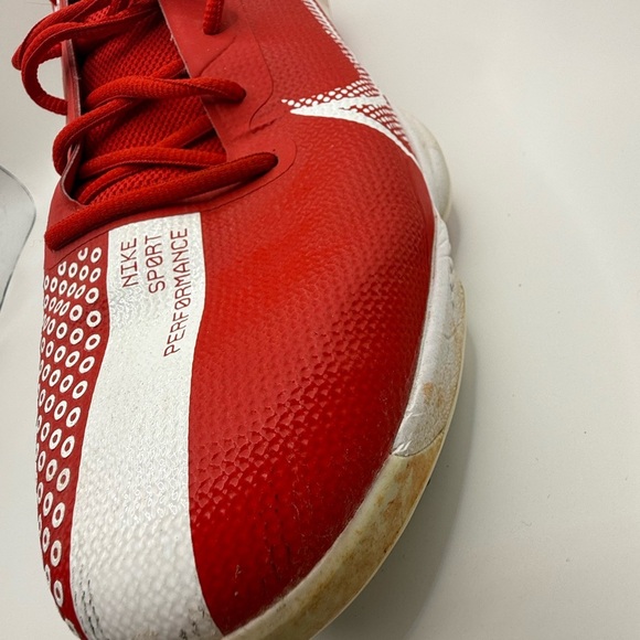 Nike Force Zoom Trout 7 Elite Baseball Cleats Red White Metal Spikes Men’s Sz 13 - Picture 13 of 15
